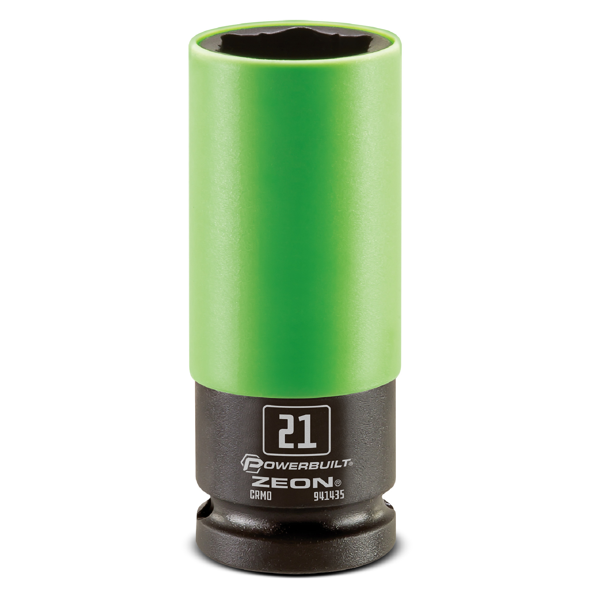 Powerbuilt 21mm Zeon Lug Nut Socket Set for Damaged Lug Nuts 941435M