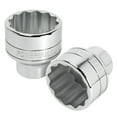 thumbnail image 1 of Powerbuilt 3/4 Inch Drive x 2-1/4 Inch 12 Point Shallow Socket - 643222, 1 of 5