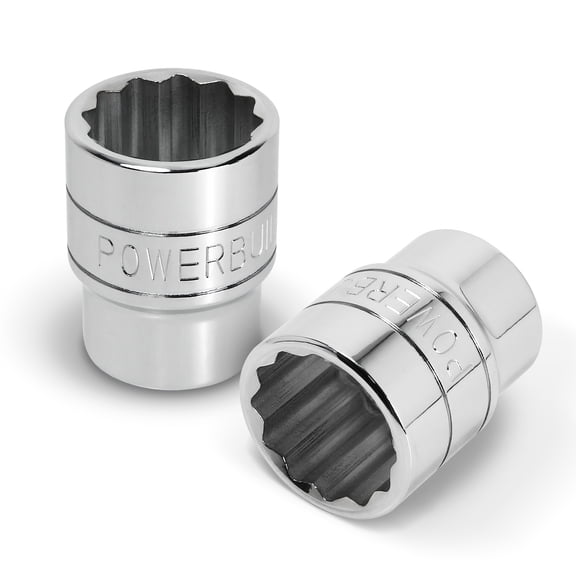 Powerbuilt 3/4 Inch Drive x 32 MM 12 Point Shallow Socket - 643234