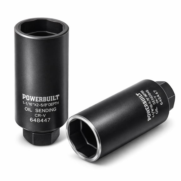 Powerbuilt 3/8" Drive Oil Press Sending Socket (1-1/16) - 648447