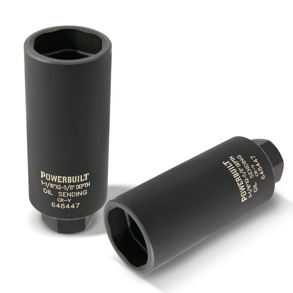 Powerbuilt 3/8" Drive Oil Press Sending Socket (1-1/16) - 648447