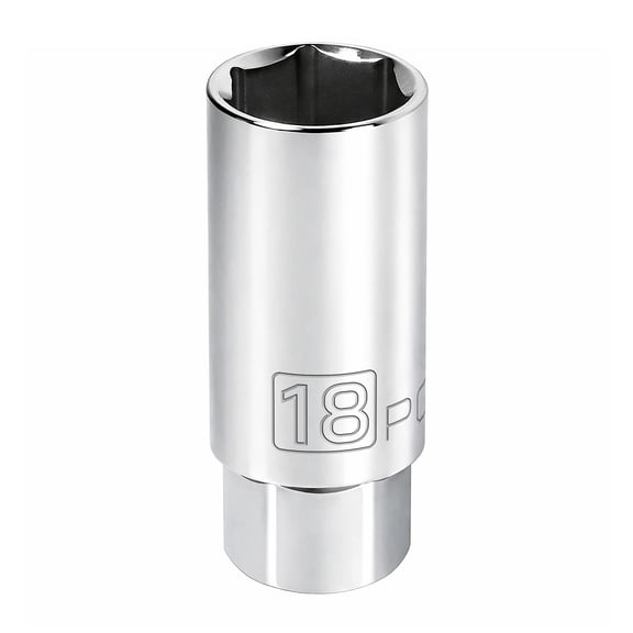 Powerbuilt 3/8 Inch Drive 18 MM Spark Plug Socket - 643009