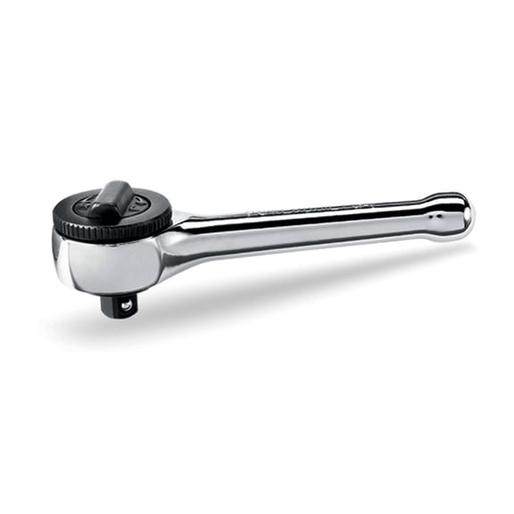 Powerbuilt 3/8 Inch Drive 42 Teeth Stubby Spin Disc Ratchet - 641514