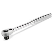 Powerbuilt 3/8 Inch Drive 72 Teeth Pro Tech Ratchet with Contour Handle - 649969