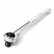 Powerbuilt 3/8 Inch Drive Compact Swivel Head Ratchet - 649941