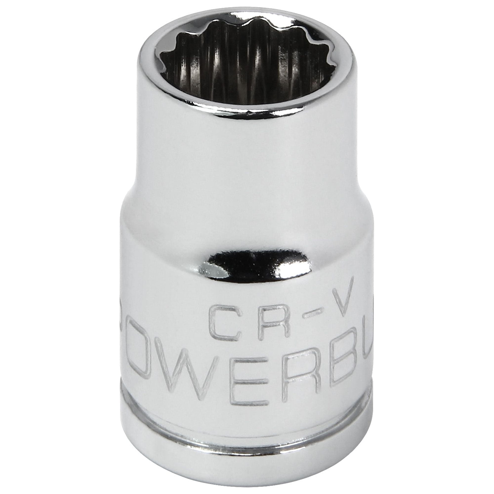 Powerbuilt 1/2 Inch Drive 35mm 12-Point Shallow Socket - Lifetime Warranty (642027)