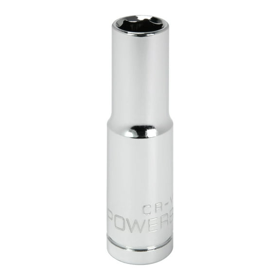 Powerbuilt 3/8 Inch Drive x 3/8 Inch 6 Point Deep Socket - 641200