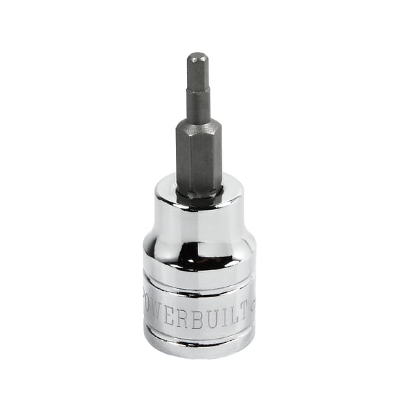 Powerbuilt 3/8 Inch Drive x 3 MM Hex Bit Socket - 648323