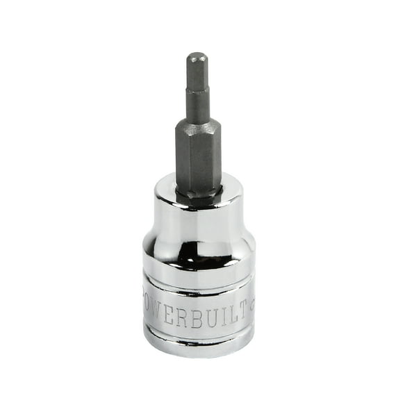 Powerbuilt 3/8 Inch Drive x 3 MM Hex Bit Socket - 648323