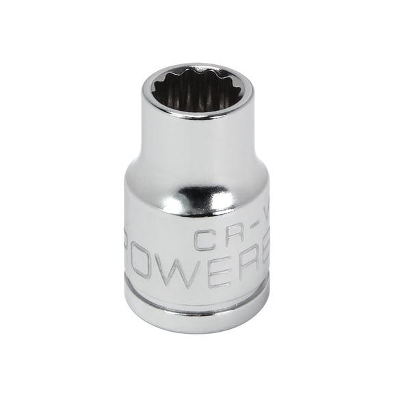 Powerbuilt 3/8 Inch Drive x 9 MM 12 Point Shallow Socket - 641014