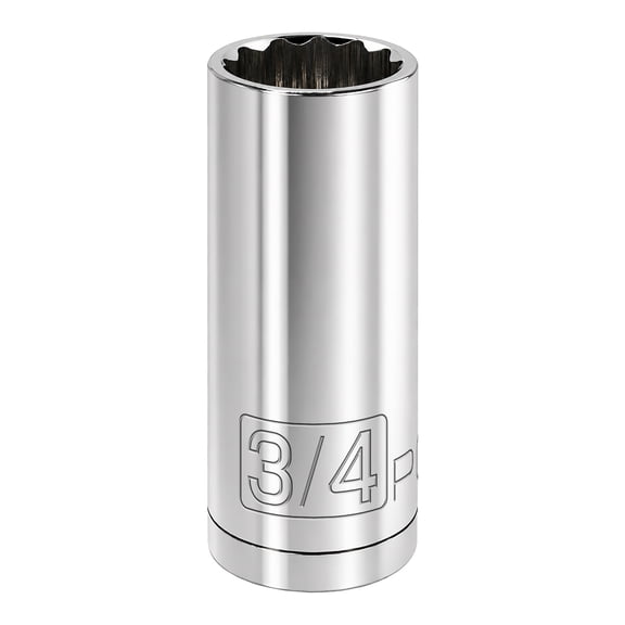Powerbuilt 3/8 in. Drive x 3/4 in. 12 Point SAE Deep Socket - 940050