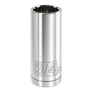 Powerbuilt 3/8 in. Drive x 3/4 in. 12 Point SAE Deep Socket - 940050