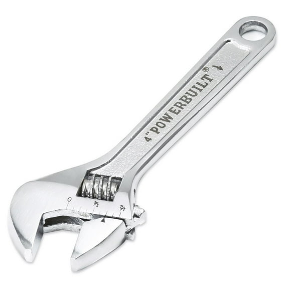 Powerbuilt 4 Inch Adjustable Wrench - 944039