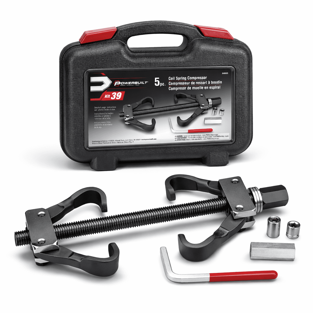 Powerbuilt 5 Piece Coil Spring Compressor Kit - 648603