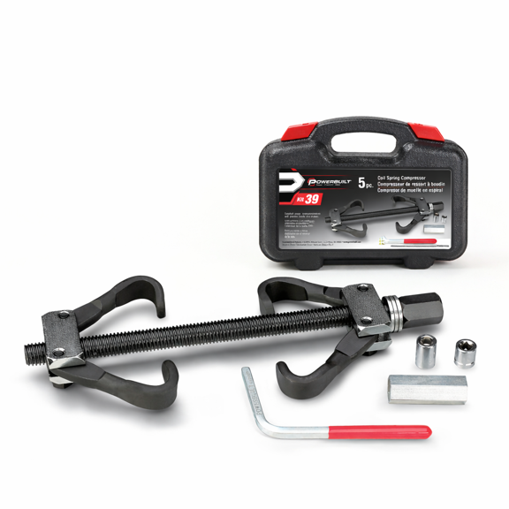 Powerbuilt 5 Piece Coil Spring Compressor Kit - 648603