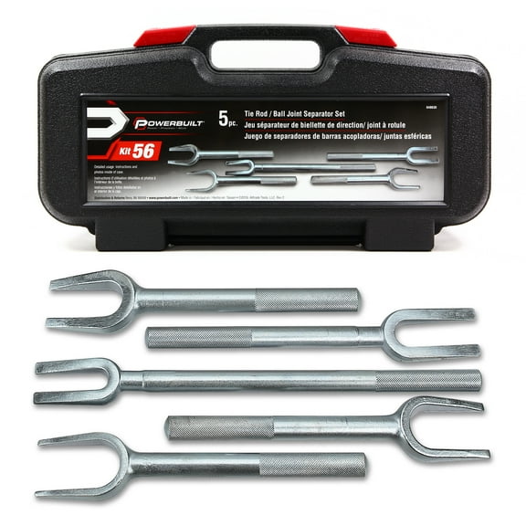 Powerbuilt 5 Piece Tie Rod/Ball Joint Separator Set - 648630