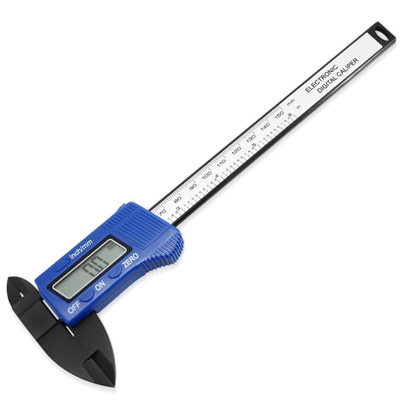 Powerbuilt 6" Carbon Fiber Composite Digital Calipers - 647740M