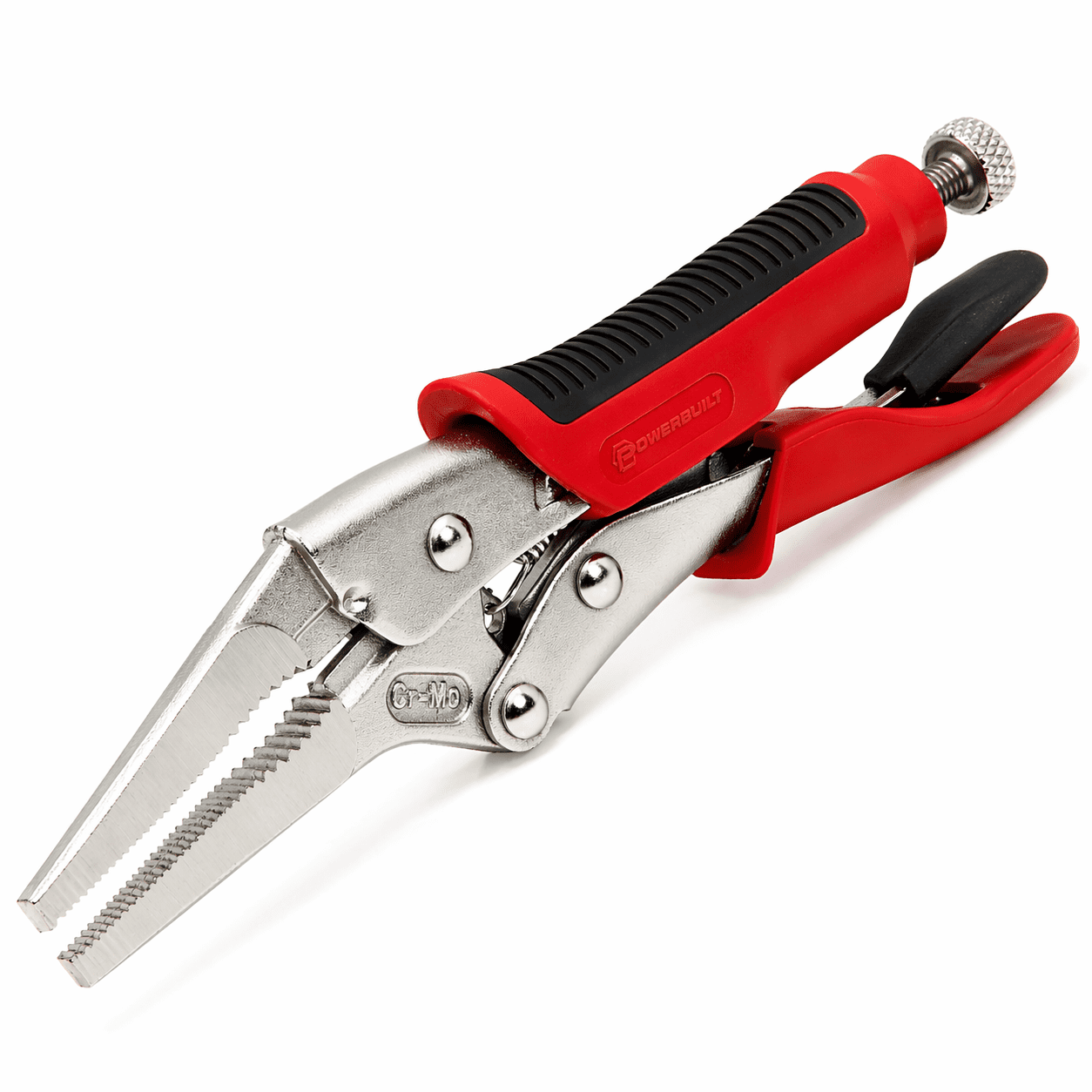 Powerbuilt 6 Inch Long Nose Locking Pliers - 645015