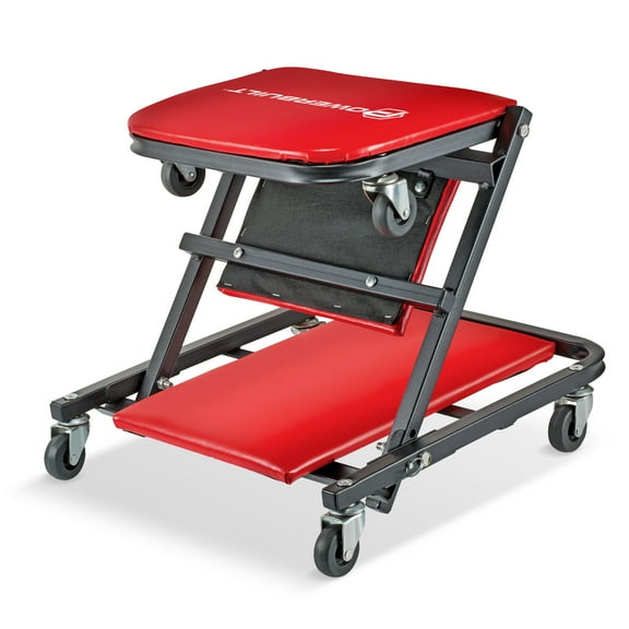 Powerbuilt 36 Inch ZAG 2-in-1 Floor Creeper and Seat - 620513