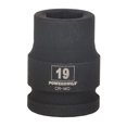 thumbnail image 1 of Powerbuilt 3/4" Dr. 6 Pt. Metric Impact Socket 19mm Chromoly Steel - 647386, 1 of 2