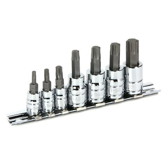 Powerbuilt 7 Piece Torx Bit Socket Set - 648414