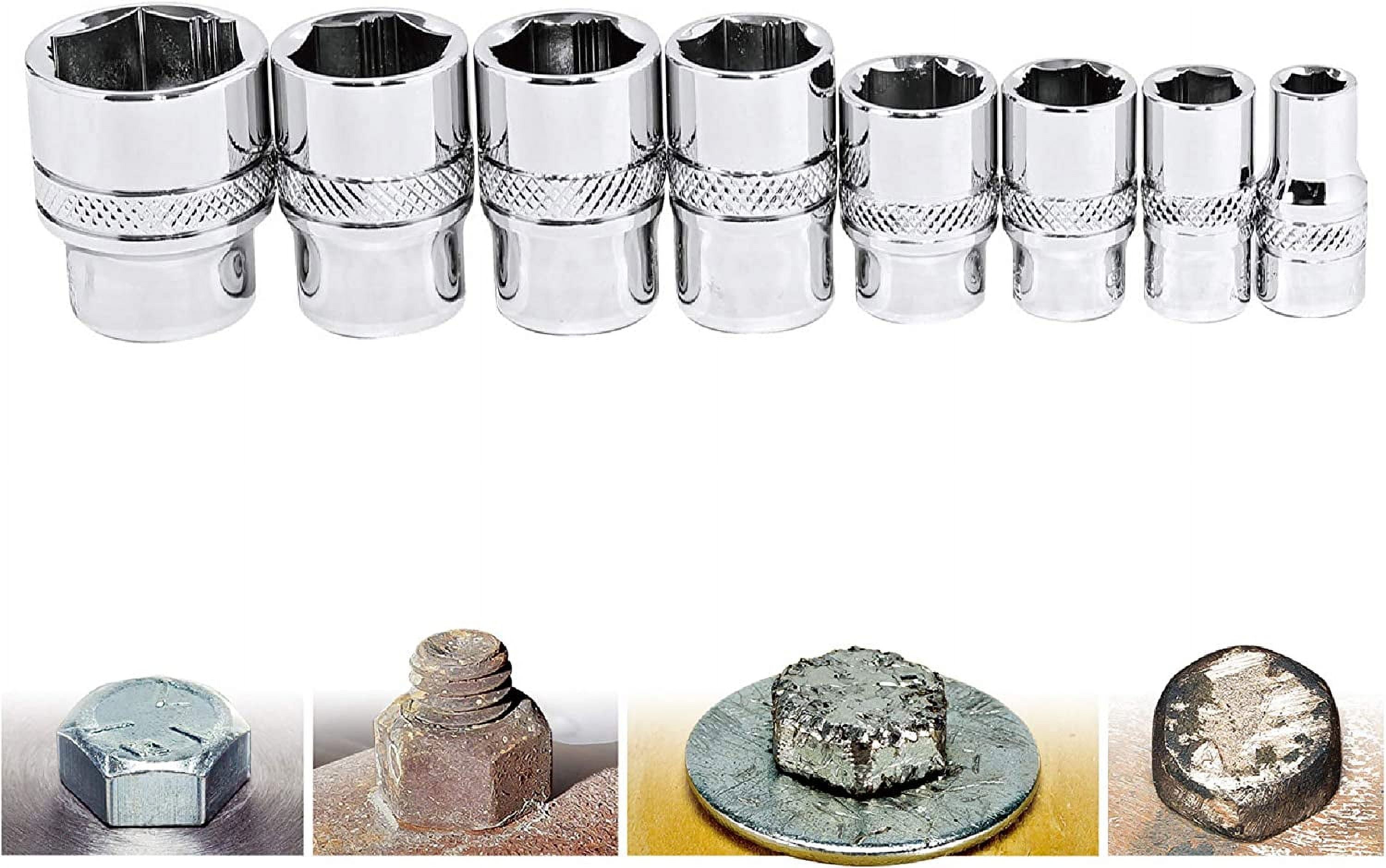 Powerbuilt 941322 8 Piece Metric Zeon Socket Set with use for