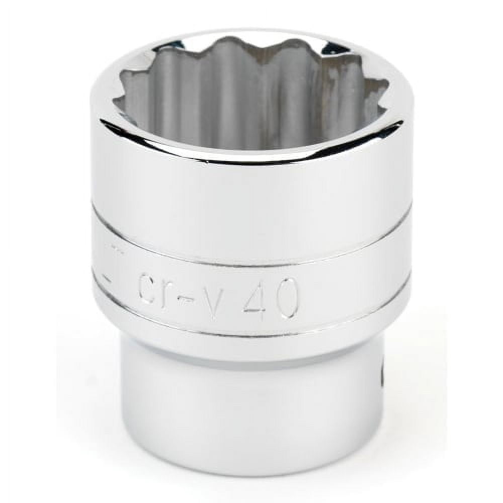 Powerbuilt Steckschlüsseleinsatz 3/4 Zoll – 12 Punkt, 40 Mm, Chrom-Vanadium Stahl