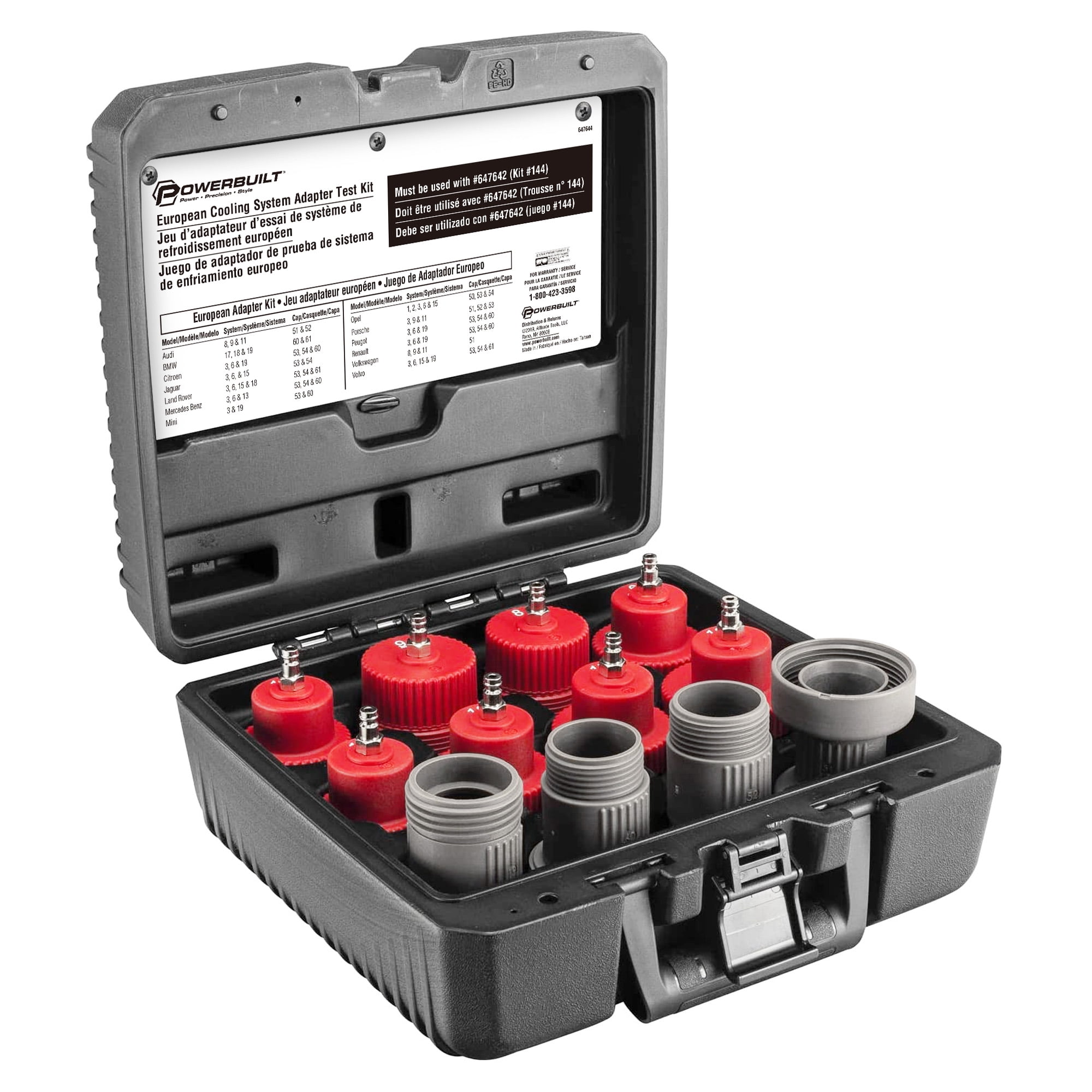 Powerbuilt European Cooling System Adapter Test Kit - 647644 - Walmart.com