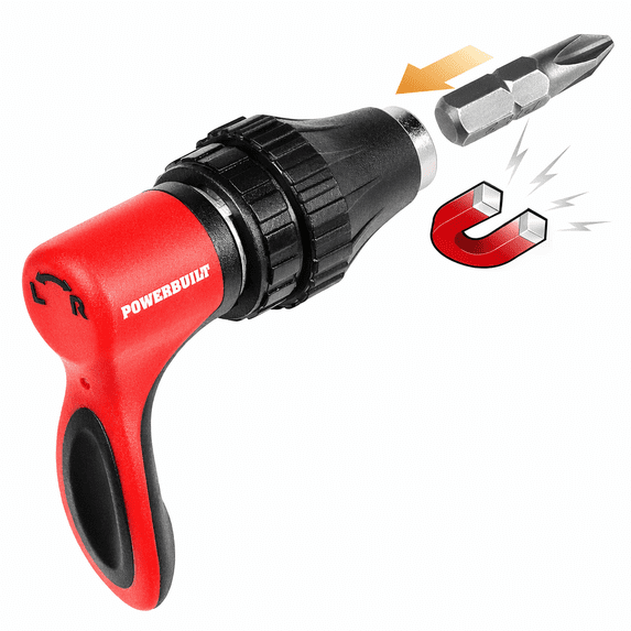 Powerbuilt L-Type Mini Ratcheting Bit Driver - 941487