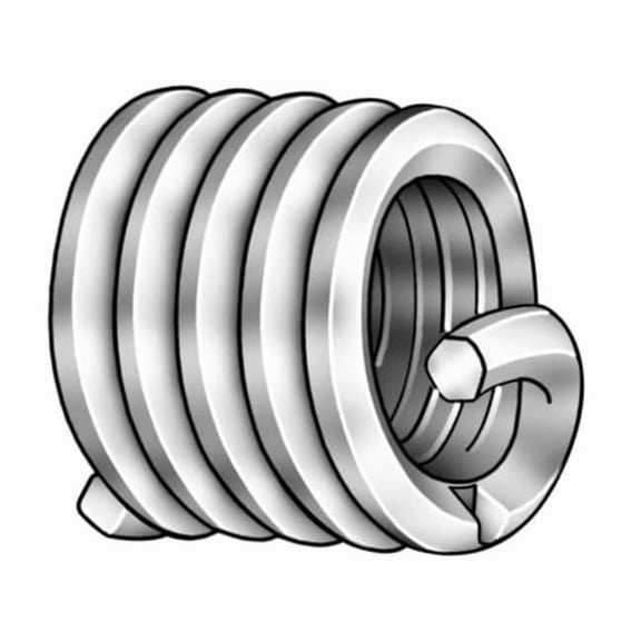Tanged Helical Insert, Screw-Locking, 5/16/2018 Thrd Sz, 18-8 Stainless Steel, 10 PK
