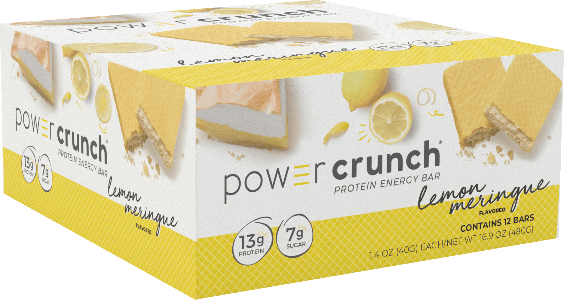 Power Crunch Original Lemon Meringue 12 count 1.4 oz bars