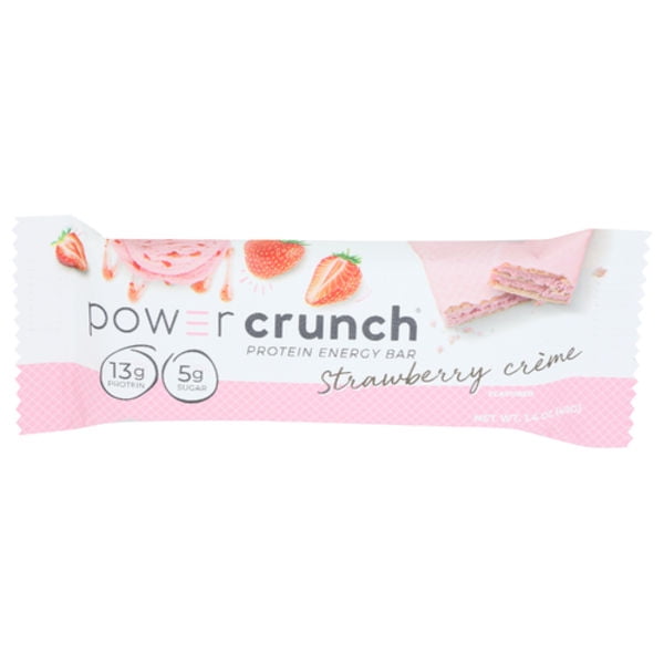 Powercrunch Strawberry Creme Protein Energy Bar 1.4 oz (Pack Of 3)