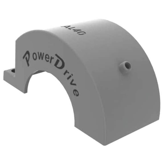 Powerdrive Chain Coupling Cover,O D 4-3/4 In AL50