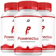 Powerectus for Men Capsules   Power Rectus Overall Health and Energy, Official Formula, Powerectus, All Natural Support Formula, 3 Pack, 180 Capsules