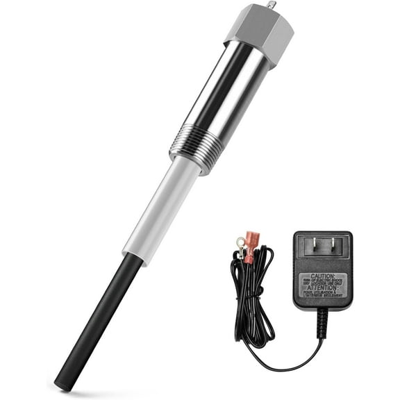 Powered Anode Rod, Briidea Water Heater Anode Rod Made of Titanium (10-45 Gallon Tank), Say Goodbye to Rotten Egg Smell within 24 hours, Anti-Rust and Corrosion, Reduce Limescale