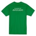 thumbnail image 1 of "Powered By Avocado" Cute Vegan Quote Men's T-shirt, 1 of 2