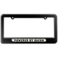 thumbnail image 1 of Powered By Bacon License Plate Frame, 1 of 1