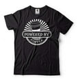 thumbnail image 1 of Powered By Coffee Shirt Coffee Lover Shirt Mens Womens Funny Shirt Funny Birthday Gift (3X-Large Black), 1 of 6