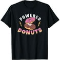thumbnail image 1 of Powered By Donuts - Funny Donut T-Shirt, 1 of 5