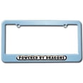 thumbnail image 1 of Powered By Dragons License Plate Frame, 1 of 1