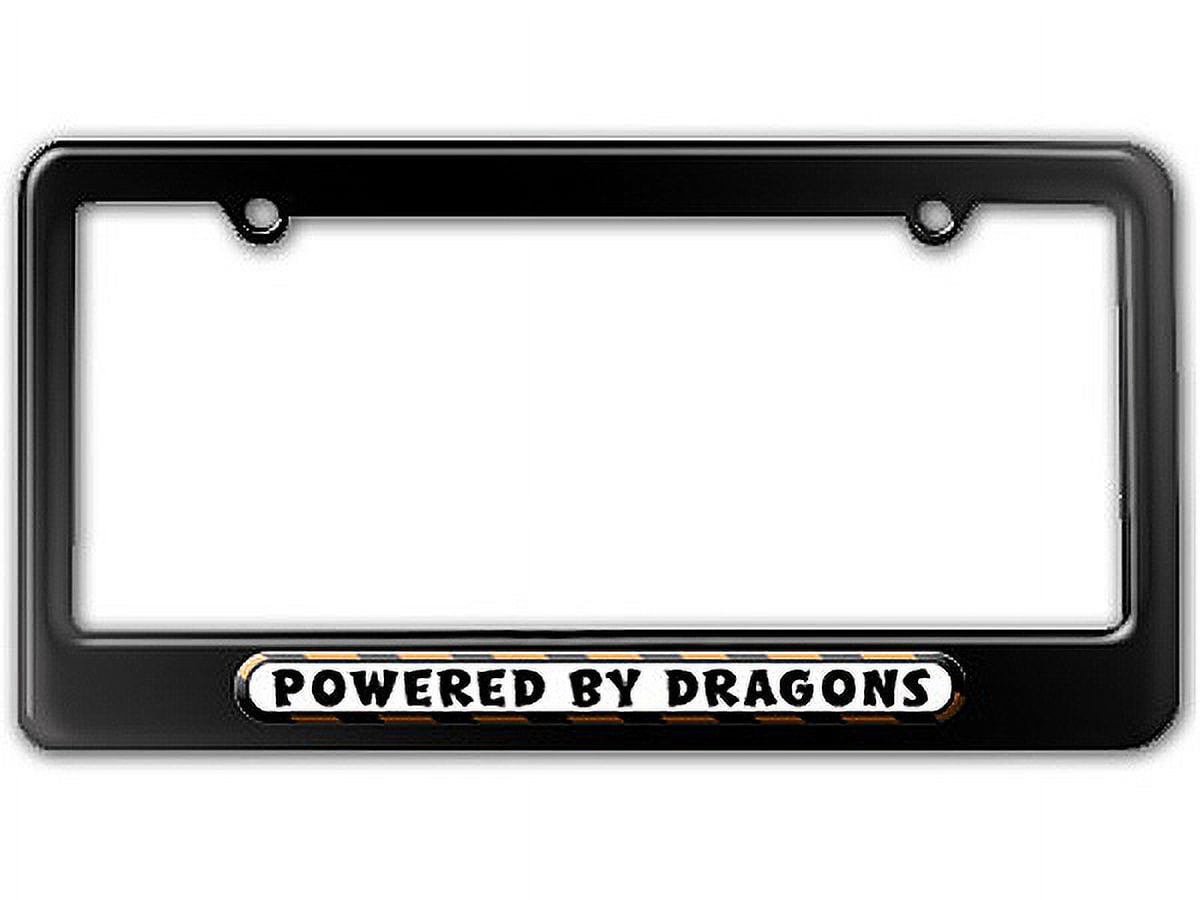 Powered By Dragons License Plate Frame - Walmart.com