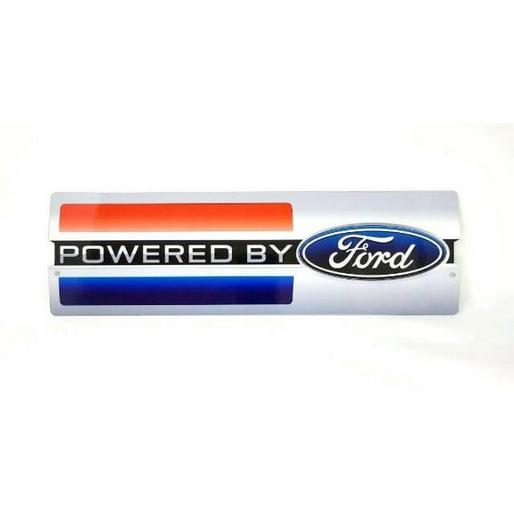 Powered By Ford Gradient Steel Wall Art Sign