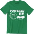 thumbnail image 1 of Powered By Funny Vegan Vegetarian Food Men's T-Shirt, 1 of 4