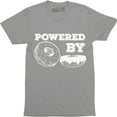 thumbnail image 1 of Powered By Funny Vegan Vegetarian Food Men's T-Shirt, 1 of 4