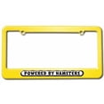 thumbnail image 1 of Powered By Hamsters License Plate Tag Frame, Multiple Colors, 1 of 1