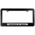 thumbnail image 1 of Powered By Music License Plate Tag Frame, Multiple Colors, 1 of 1