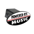 thumbnail image 1 of Powered By Music Oval Tow Hitch Cover, 1 of 1