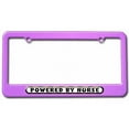 thumbnail image 1 of Powered By Nurse License Plate Tag Frame, Multiple Colors, 1 of 1