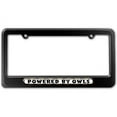 thumbnail image 1 of Powered By Owls License Plate Frame, 1 of 1