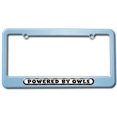 thumbnail image 1 of Powered By Owls License Plate Frame, 1 of 1